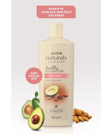 Avon Naturals Almond and Avocado Oil Hair Conditioner 700ml - Buy Online on GoSupps.com