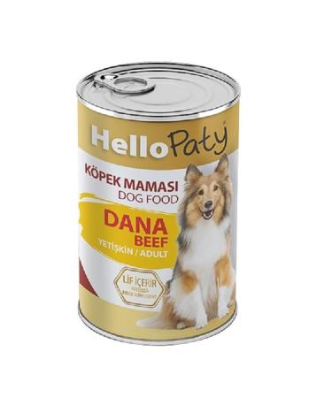 Hello Paty 12 Piece 415 Gr Adult (Beef) Food 12 Pieces Wet Canned Dog Food