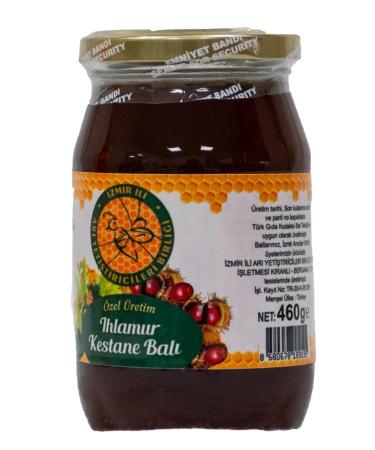 Izmir province beekeepers union 460 gr chestnut linden honey
