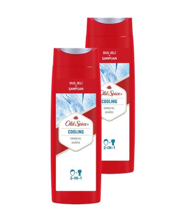 Old Spice Cooling Shampoo + Shower Gel 800 Ml (400 Ml X 2)