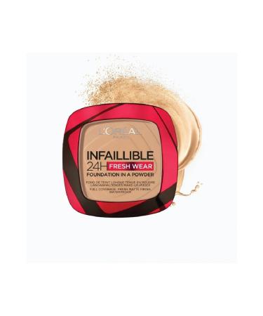 L'Oreal Paris Infaillible 24h Fresh Wear 140 Golden Beige Powder 9gr - Buy Online on GoSupps.com