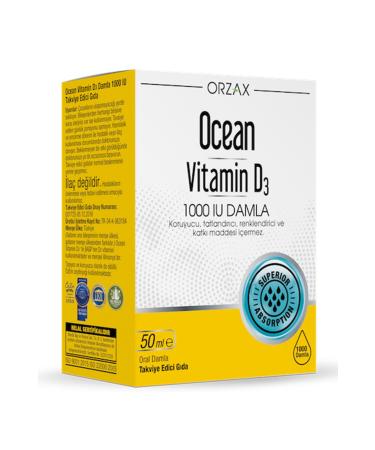 Ocean Vitamin D3 1000 Iu Drops 50 ml