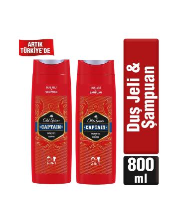 Old Spice Shower Gel & Shampoo 400 ml Captain X 2
