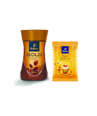 Tchibo Gold Selection Granulated Coffee 100 G + Turkish Coffee 100 gr