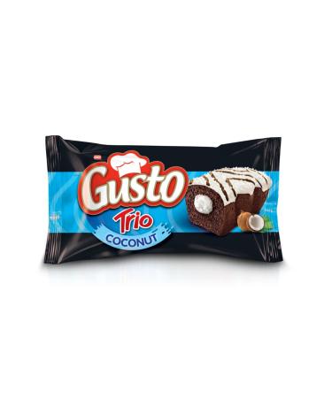 Elvan Cici Gusto Trio Coconut Flavored and Cocoa 24 Pieces (1 Box) 45gr