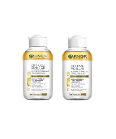 Garnier Make-up Remover Micellar Dual Phase 100 Ml 2 Li Argan Oil