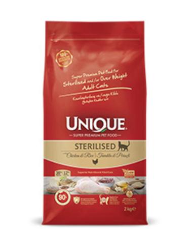 Uniquer Neutered Cat Food Chicken 2 Kg