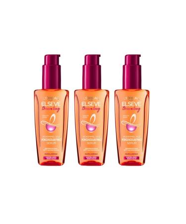 Elseve Loreal Paris Perfect Straight Smoothing Serum 100 Ml X 3 Pieces