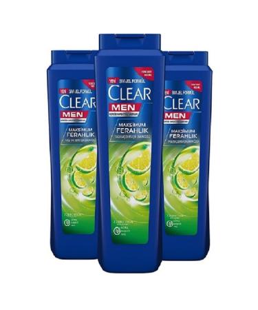Clear Anti-Dandruff Shampoo Maximum Freshness 485mlx3