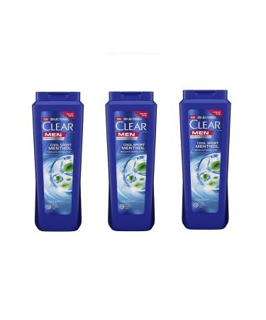Clear Men Anti-Dandruff Shampoo Cool Sport Menthol 485 ml 3-pack