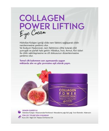 Eyenlip Beauty Collagen-Containing Firming and Tightening Eye Contour Care Cream 50 gr