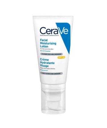 CeraVe Facial Moisturising Lotion Spf25 Sun Protection Care Cream 52 Ml