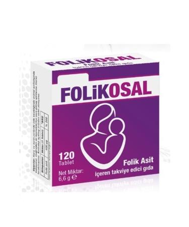 Folicosal Folic Acid 120 Tablets - Buy Online on GoSupps.com