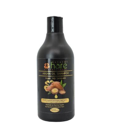 Hare Argan Oil Shampoo - For Normal and Combination Oily Hair 500ml