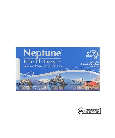 Neptune Omega-3 Fish Oil 30 Capsules - Buy Online on GoSupps.com