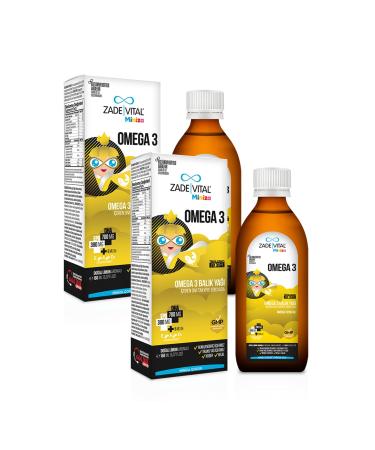 Zade Vital Miniza Kids Omega 3 Fish Oil (2 Boxes) 300ml