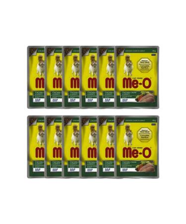me-o Chicken Meat Pouch Adult Cat Canned Food in Sauce 80 Gr X 12 Pieces