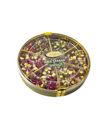 Tu ba Dried Nuts ehzade Turkish Delight with Plenty of Pistachios 255 gr