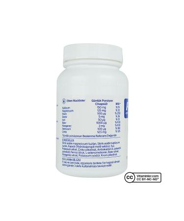 Pure Encapsulations Mineral 650 A 90 Capsules - Buy Online on GoSupps.com