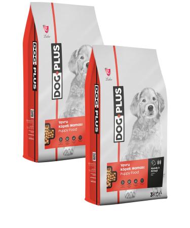 DogPlus Lamb Meat Rice Puppy Food 3 Kg X 2 Pieces - Buy Online on GoSupps.com