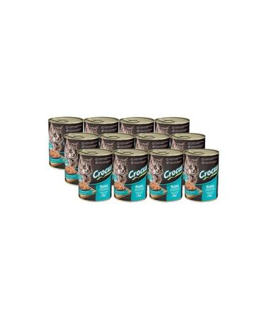 Crocus Fish Adult Cat Wet Food 400 Gr X 12 Pieces