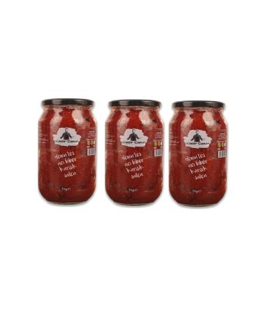 Kadir ak r From the Region to the Kitchen Tomato and Hot Pepper Mixed Paste (3) Pack 3 Pieces X 1 Kg