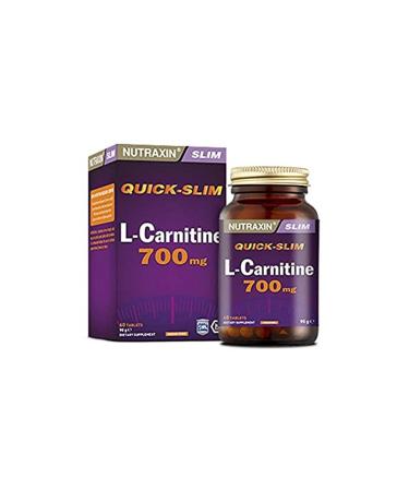 Nutraxin L-carnitine 60 Capsules 1 Pack (1 X 60 Tablets)