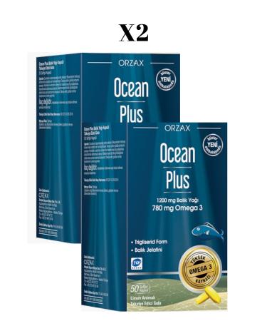 Ocean Plus 1200 G 50 Capsules X 2