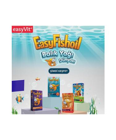 Easy Fishoil Omega 3 30 Gel Tablets For Kids X3 - Buy Online on GoSupps.com