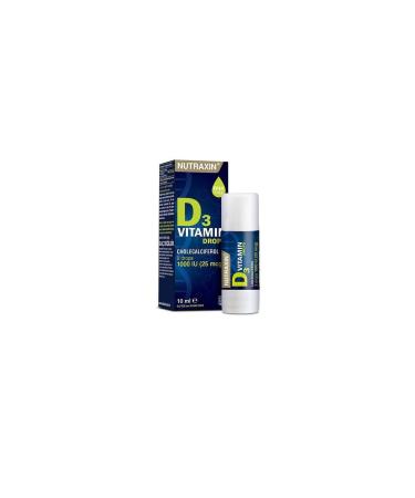 Nutraxin Vitamin D3 Supplementary Food Drops 10 Ml