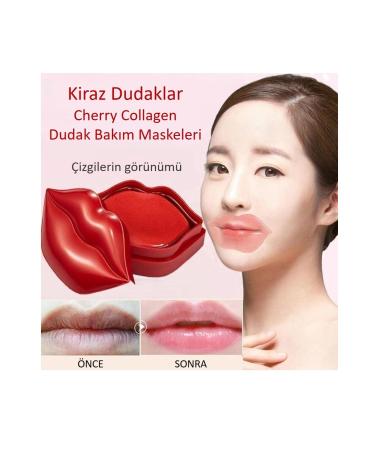 BIOAQUA Cherry Lips Cherry Collagen Lip Care Mask Set 60 Gr - 20 Pieces - Buy Online on GoSupps.com