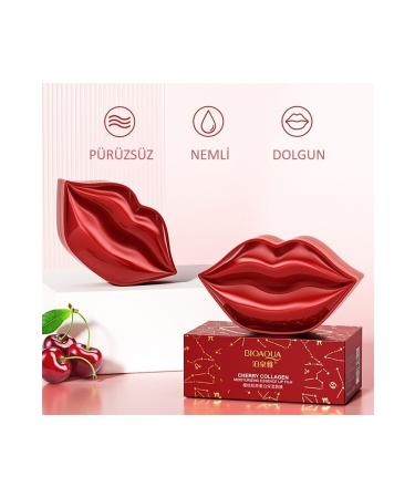 BIOAQUA Cherry Lips Cherry Collagen Lip Care Mask Set 60 Gr - 20 Pieces - Buy Online on GoSupps.com