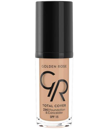Golden Rose Total Cover 2in1 Foundation Concealer No:15
