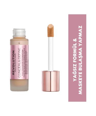 Revolution Conceal & Define Foundation F8