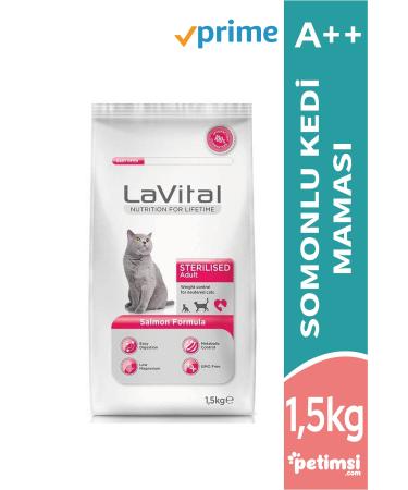 La Vital Sterilized Salmon Sterilized Cat Food 1.5 kg