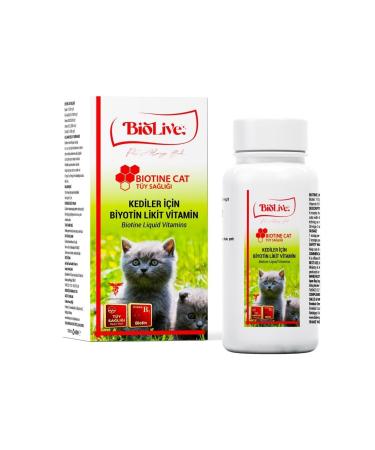 Biolive Biotine for Cats Shedding Liquid Vitamin 100ml