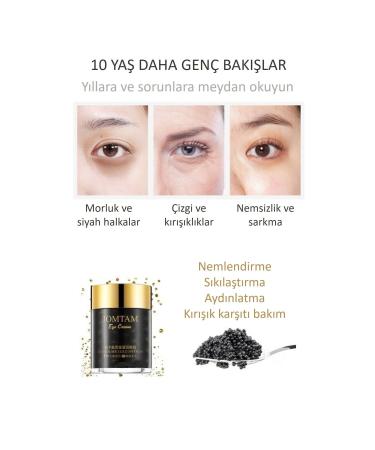 Jomtam Black Caviar Gold Moisturizing Anti-Age Eye Cream 60 Gr - Buy Online on GoSupps.com