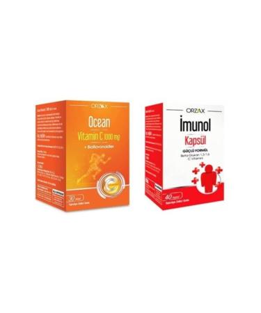 IMUNOL Ocean Vitamin C 1000mg 30 Capsules + Imunol 40 Capsules