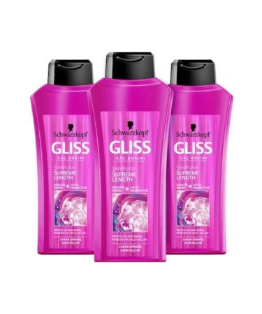 Gliss Supreme Length 500 ml Shampoo 3-pack