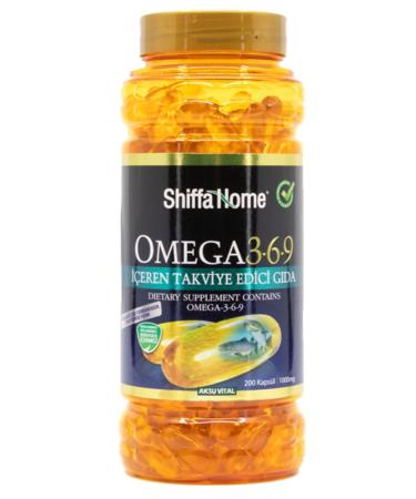 Shiffa Home Omega 3 6 9 1000mg 200 Capsules