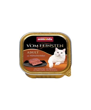 Animonda Chicken and Liver Cat Canned Food 100 Gr X 6 Pieces