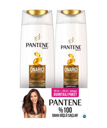 Pantene Repairing Protective Shampoo 800 ml (500 ml + 300 ml) - Buy Online on GoSupps.com
