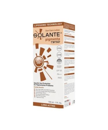 Solante Pigmenta Tinted Sunscreen Lotion Spf 50 150 ml