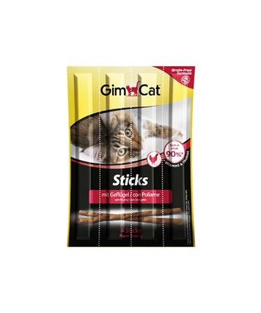 Gimcat Sticks Chicken Meat Cat Reward Sticks 4-Pack 20 gr X 5 Pack Arda060