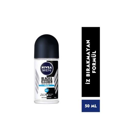 NIVEA Black & White Invisible Fresh Roll On 50 Ml