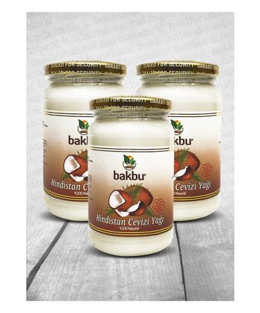 Bakbu Coconut Oil 320 ml 3 Pcs