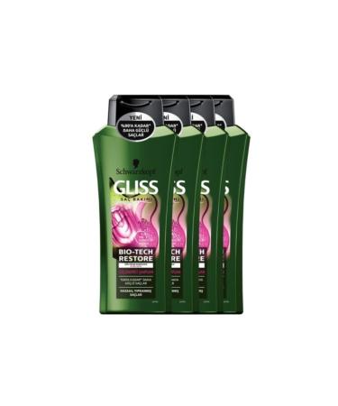 Gliss Bio-tech Strengthening Shampoo 525 Ml X 4 Pieces
