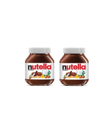 Nutella Cocoa Hazelnut Cream Cokokrem Glass Jar 2 Pieces X 750 gr