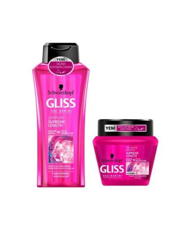 Gliss Supreme Length Shampoo 400 ml + Supreme Length Mask 300 ml