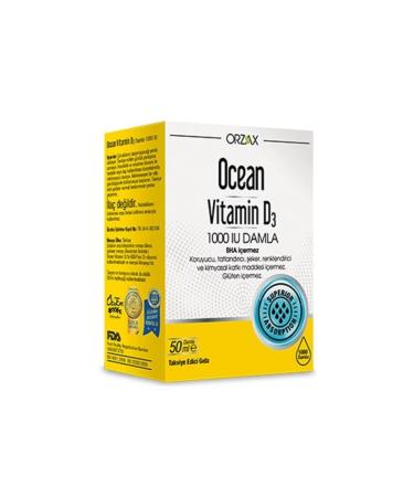 Ocean Vitamin D3 1000 Iu Drops 50 Ml